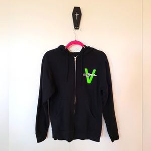 🎸🎧Punk Band The Vandals Size S (Mens) Zip-up Sweatshirt